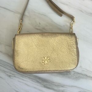 Gold Tory Burch Crossbody